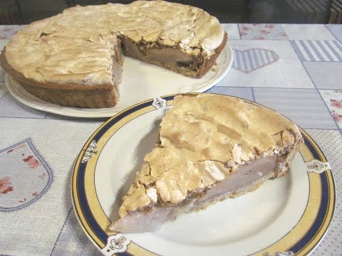 Tarte macaronée poires et noix /Пирог с грушами и орехами/Pear and walnut tart/Tarta cu pere si nuci