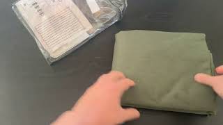 Blackout Curtains 54 Inch Long for Bedroom Living Room, Olive Green Drapes Room Darkening Thermal In