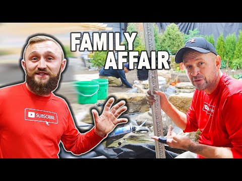 Pond and *WATERFALL* Progress: Modern Design Aquascaping - Part 3