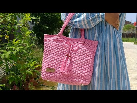 Tutorial Tali Tas Rajut Terbaru Crochet Bag Strap