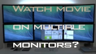 How To Watch Video/Movie On Multiple Monitors |Easy Way