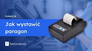 Paragon fiskalny dla firmy z widocznym numerem NIP