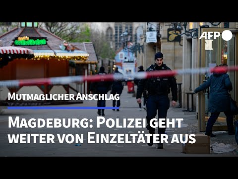 Magdeburg: Polizei geht weiter von Einzeltäter aus | AFP