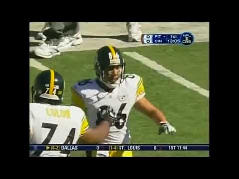 2008 - Hines Ward Huge Block on Rivers