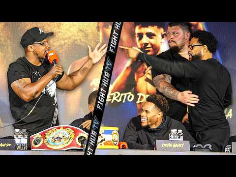 Bill Haney tries to fight Brian Norman Sr in HEATED verbal exchange at Haney Norman Press Conference