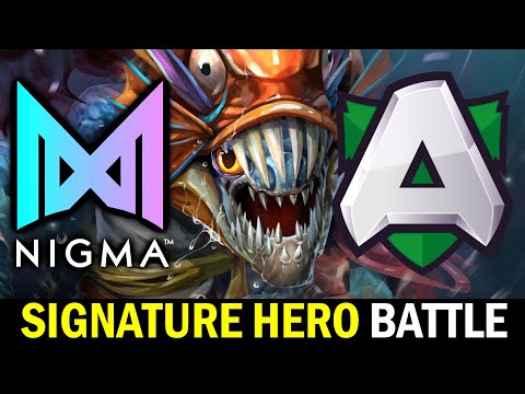 NIGMA vs ALLIANCE — Signature Hero Battle