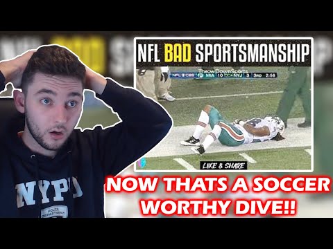 British Soccer Fan Reacts to NFL "Bad Sportsmanship" Moments