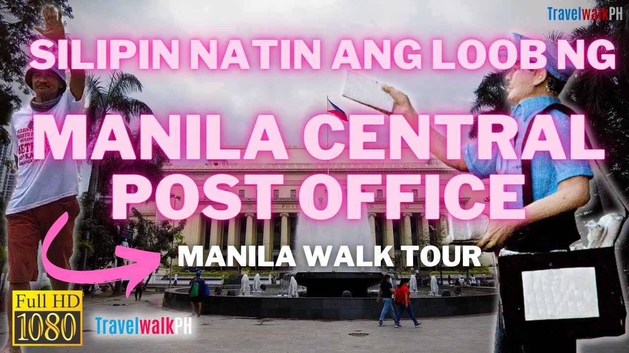 Experience a walking tour of Manila Central Post Office.