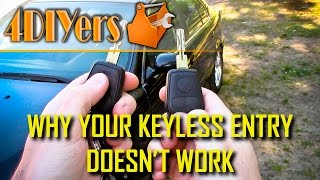 5 Reasons Why a Keyless Remote Does Not Work