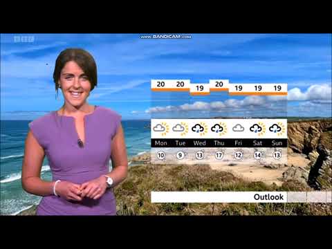 (HD) Alex Osbourne BBC ONE Spotlight weather July 22nd 2023 - 60 fps
