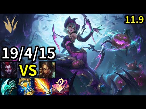 Elise Jungle vs Nidalee - KR Grandmaster | Patch 11.9