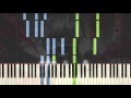 [Tokyo Ghoul] OST Wanderer Piano Synthesia Tutorial