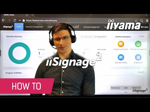 iiyama ProLite LH7554UHS-B1AG Signage Display 189,3 cm (74,5 Zoll) video preview