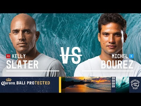 Kelly Slater vs. Michel Bourez - Round of 16, Heat 6 - Corona Bali Protected 2019
