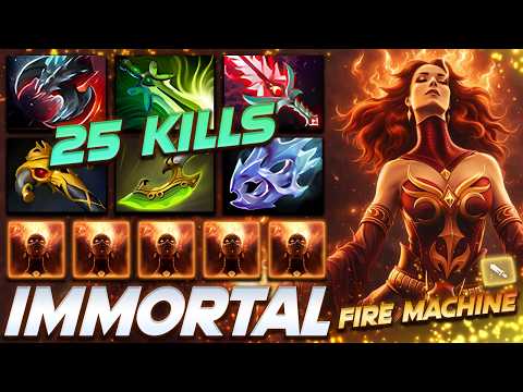 Lina Fire Machine - Dota 2 Pro Gameplay [Watch & Learn]