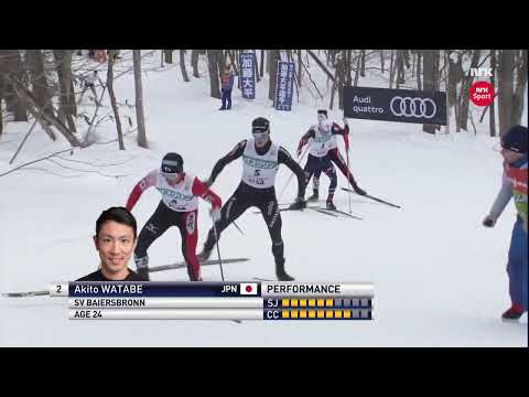 2016/17 combinata 10 km Sapporo/2 - Akito Watabe, Hug, Faisst