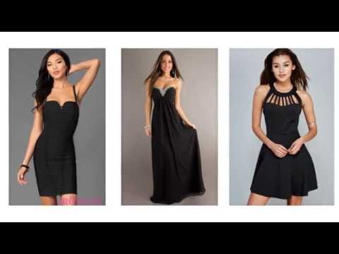 Sommerkleid Schwarz, schöne elegante abendkleider