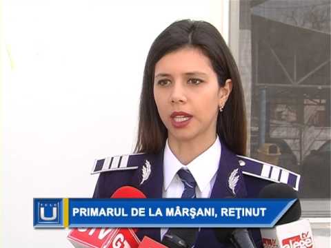 Primarul de la Mârșani, reținut