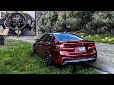 BMW M5 Cs 1200HP - Forza Horizon 5 | Logtech G923 steering wheel