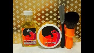 Feather Artist Club SS, Crown King Sun Down soap and aftershave