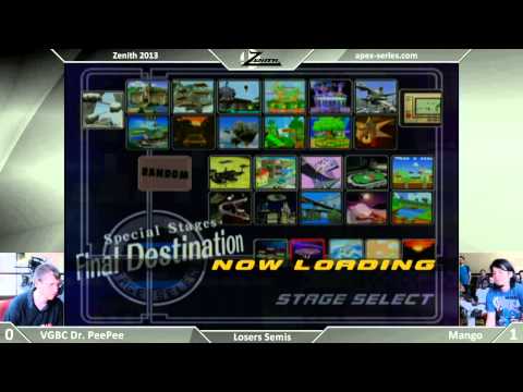 Zenith 2013 - Mango vs VGBC Dr PeePee - Losers Semis - SSBM