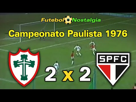Portuguesa 2 x 2 São Paulo - 11-07-1976 ( Campeonato Paulista )