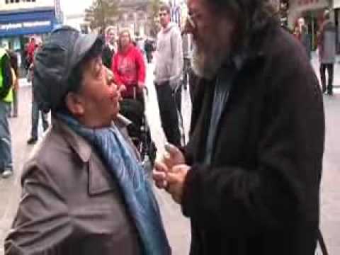 Ricky Tomlinson walkabout