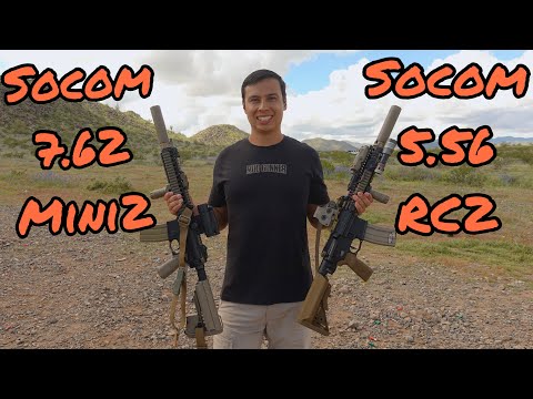 Surefire Socom RC2 5.56 vs 7.62 Mini