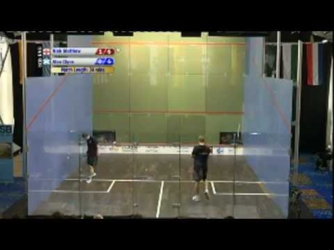 Squash - ETC2012 Simi Final - Nick Matthew vs Alan Clyne - m1 - 2
