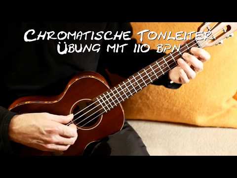 Fingerübung für Ukulele -- 110 bpm