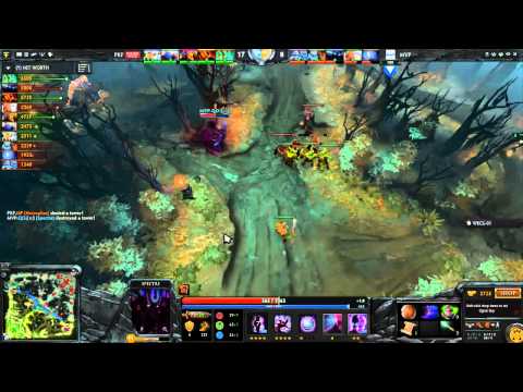 MVP Phoenix  destroys Team Poker Face.DOTA 2 WEGG Game 1