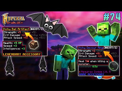YoloMcSwaggen - Devour Ring & Bat Artifact upgrade | Hypixel Skyblock - Minecraft EP. 74