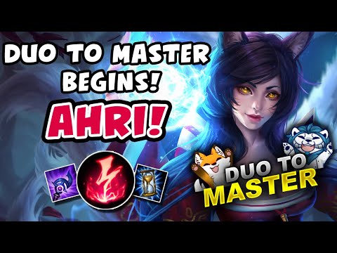 DUO TO MASTER BEGINS! AHRI! - VICKSY | League of Legends