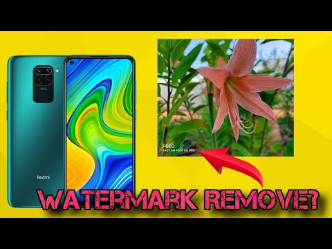 How to turn of camera watermark on mi mobile | Mi mobile se camera watermark kaise off kare