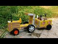 How To Make Matchbox Tractor Trolley At Home Diy Mini Tractor Trolley Science Project