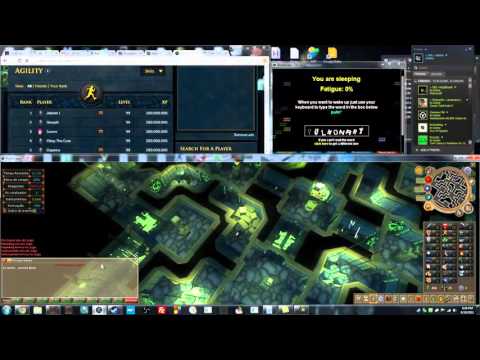 Rank 1 Agility in RuneScape