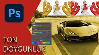 Photoshop Ton ve Doygunluk ( Hue & Saturation )