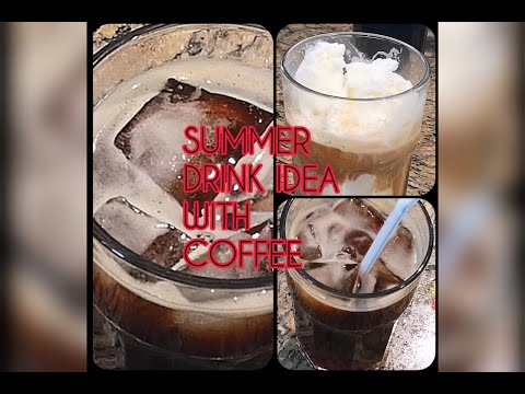 Summer Drinks with Coffee; Ice-Cream Coffee | Ice Coffee; De' Longhi Coffee Machine