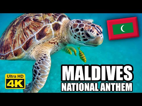 MALDIVE Inno nazionale 🇲🇻 Qaumii Salaam [Video UHD 4K]