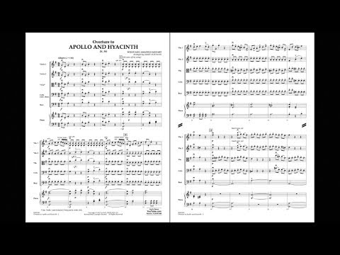 Overture from Apollo and Hyacinth by W.A. Mozart/arr. Jamin Hoffman