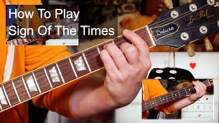 &#39;Sign Of The Times&#39; Bryan Ferry Guitar &amp; Bass Lesson