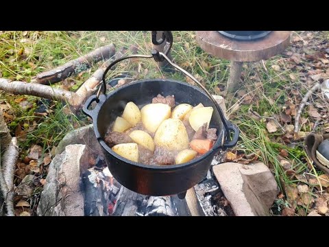 Ketaus puodas Petromax FT12t 12.8 l (Be kojelių) video