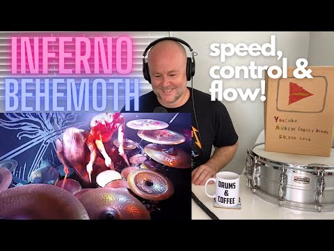 Drum Teacher Reaction: Inferno - Behemoth - At The Left Hand Ov God (FIRST TIME LISTEN)