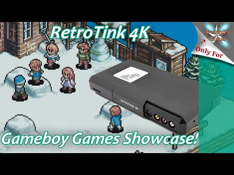 RetroTink 4k Gameboy, Gameboy Color, Gameboy Advance Games Showcase - GBI Shines With The RT4K!