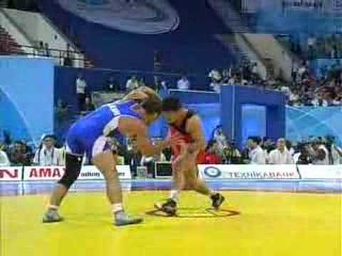 Yazdani  IRI v Laliev ARM 2007 Senior Worlds 84KG