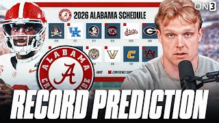 Alabama Crimson Tide Record PREDICTION