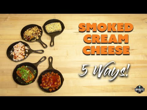 Smoked Cream Cheese Recipe - 5 Ways | Best Christmas Party Appetizer | Best Super Bowl Appetizer