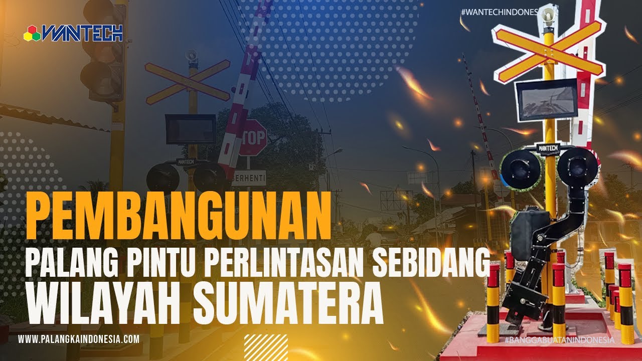Pembangunan Palang Pintu Perlintasan Sebidang