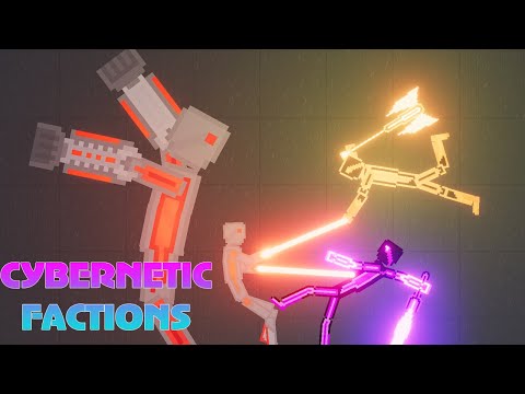 CYBERNETIC FACTIONS MOD in People Playground 1.21.3