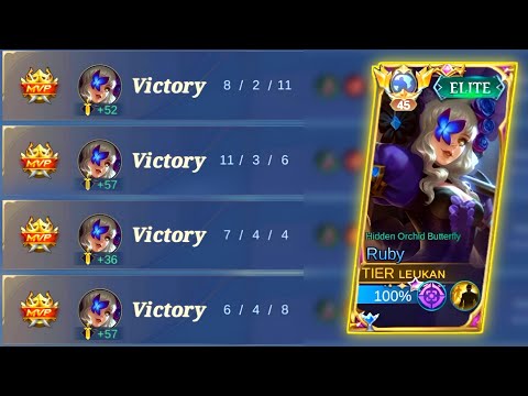 RUBY WIN STREAK USING THIS BUILD!🔥RUBY MOBILE LEGENDS